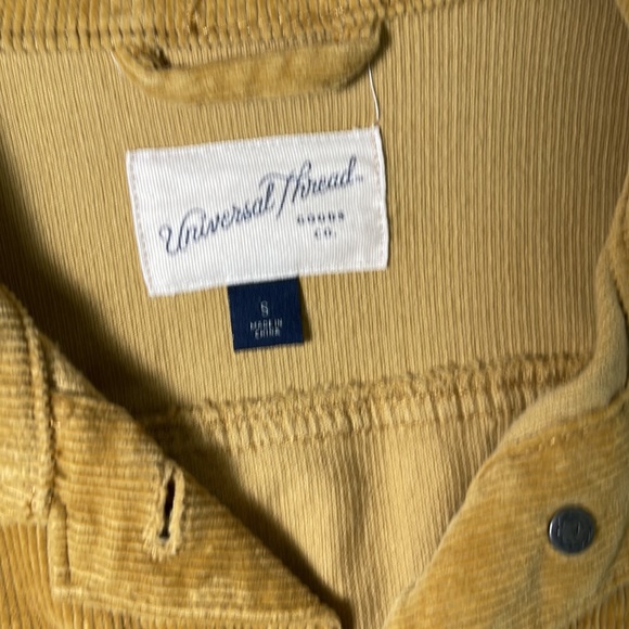 Universal Thread Corduroy Mustard Jacket - Picture 5 of 8